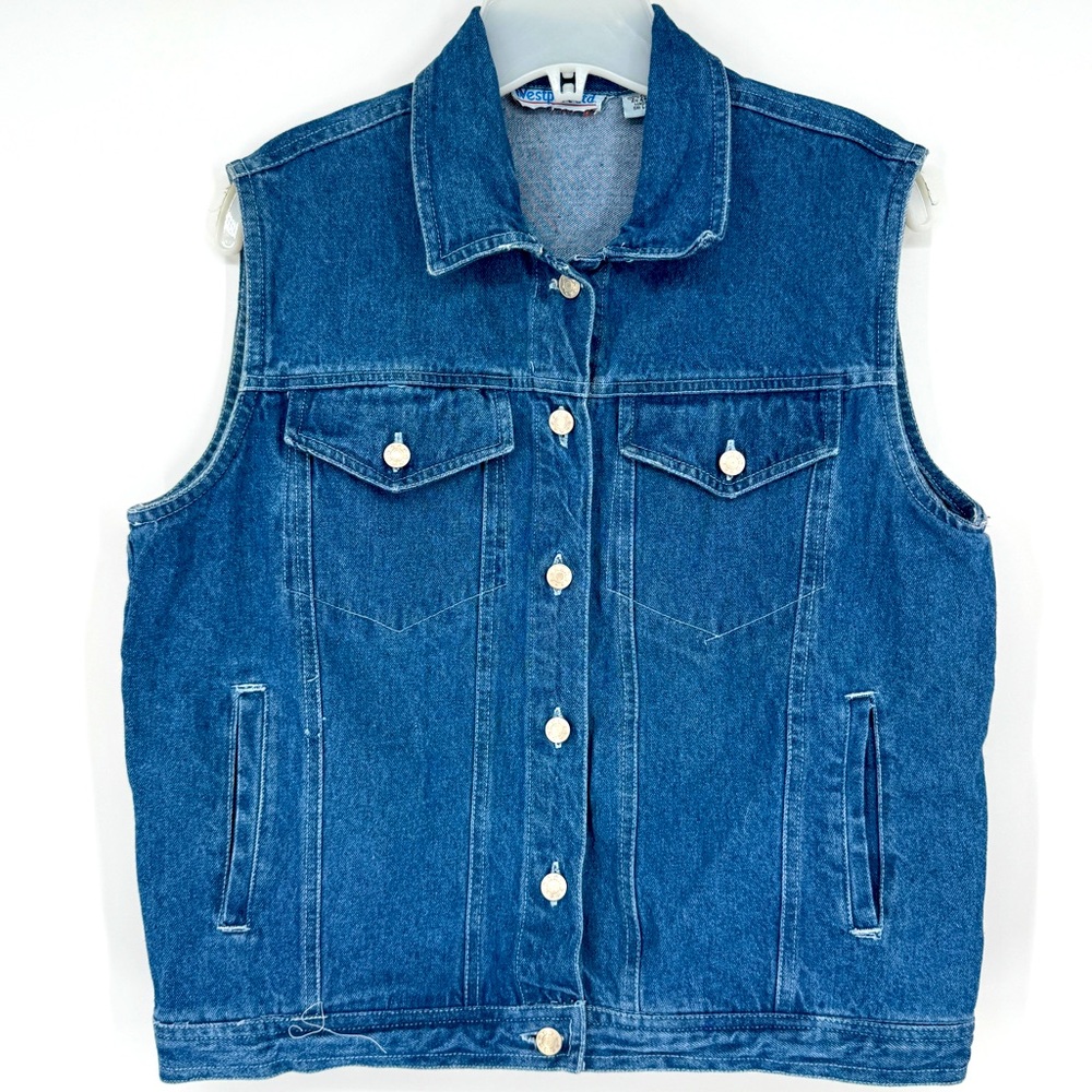 Vintage Westport Ltd. Jean denim vest